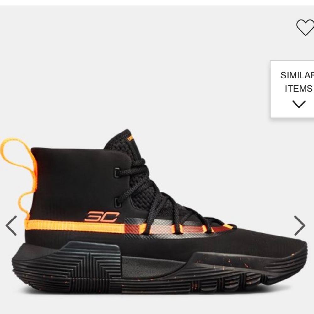 Boys Under Armour Curry basketball shoes